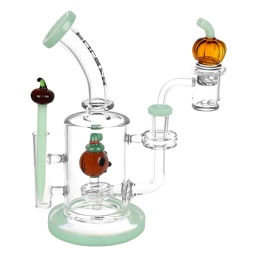 Pulsar Pumpkin Patch Dab Rig Set | Alt Side View
