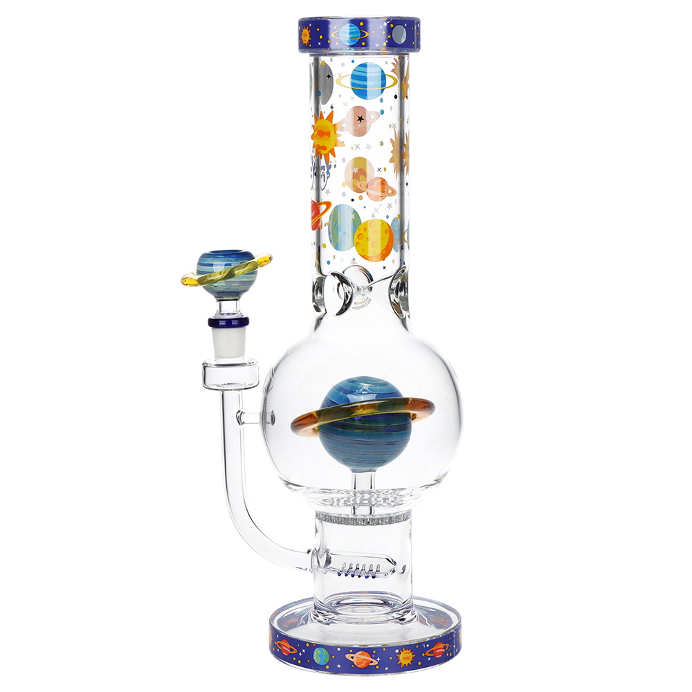 Pulsar Rings of Saturn Bubble Bong | Back View