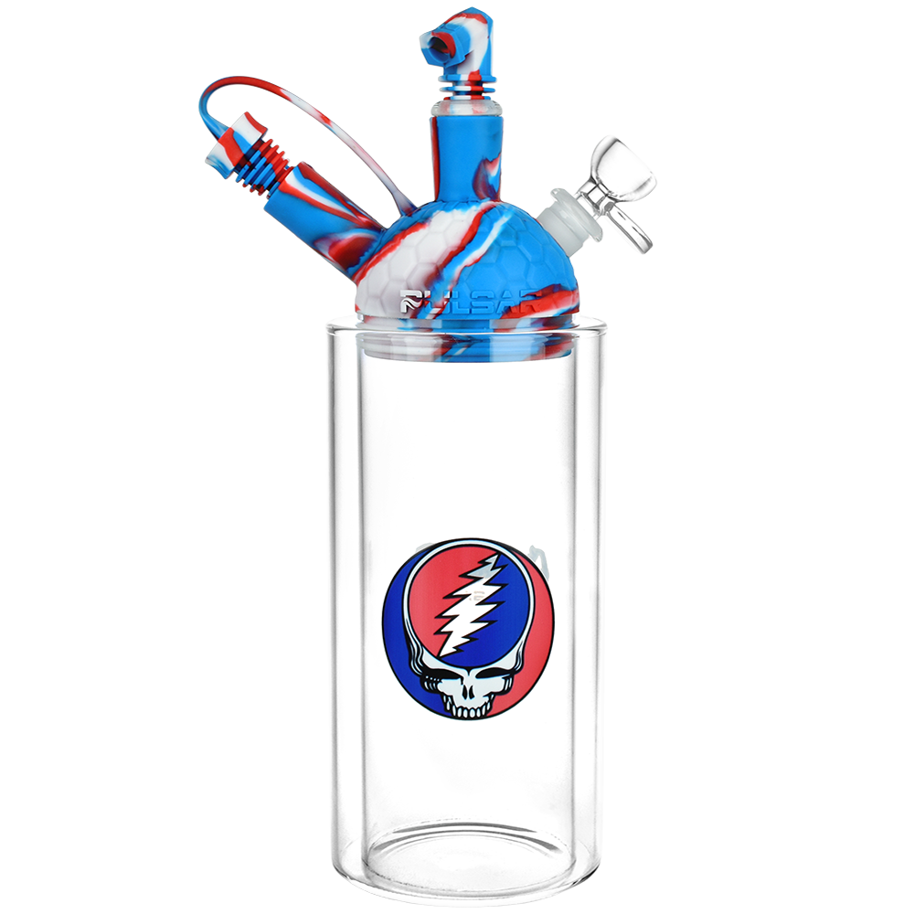 Pulsar RIP Series Gravity Bong | Grateful Dead Steal Your Face | Front View