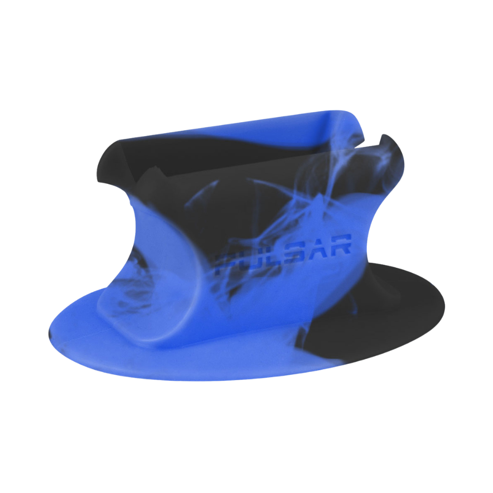 Pulsar RIP Series Silicone Dab Straw Stand | Blue Black