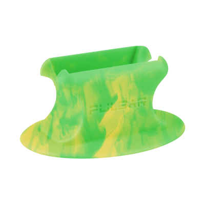 Pulsar RIP Series Silicone Dab Straw Stand | Green Yellow