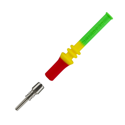 Pulsar RIP Silicone Dab Straw | Pieces Separate View