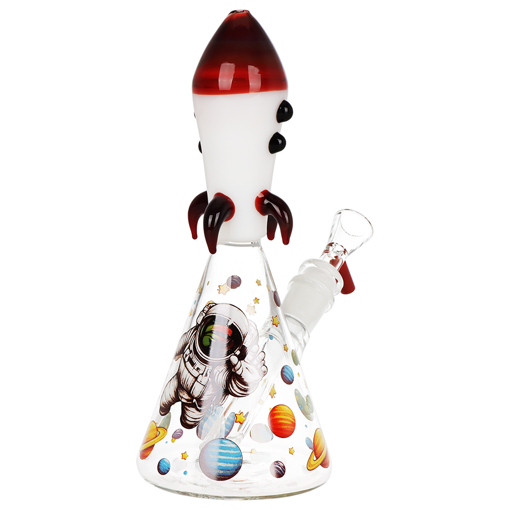 Pulsar Rocket Ship Beaker Bong | Back View