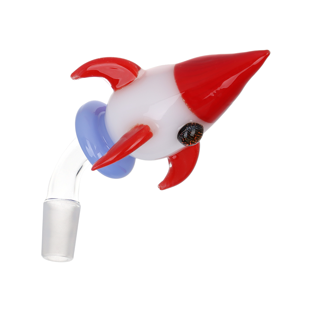Pulsar Rocket Ship Bubble Bong | Matching Rocket Ship Herb Slide