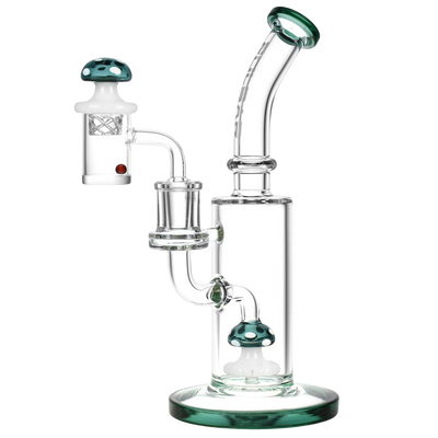 Pulsar Shroom Dab Rig Set | Teal