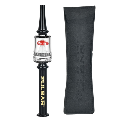 Pulsar Shroom Diffuser Dab Straw | Black