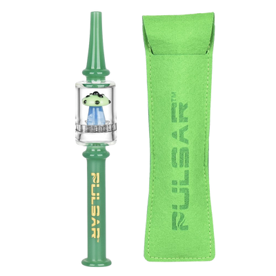 Pulsar Shroom Diffuser Dab Straw | Green