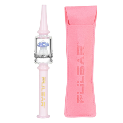 Pulsar Shroom Diffuser Dab Straw | Pink