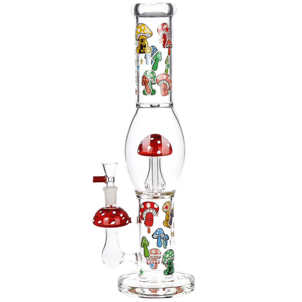Pulsar Shroom Shenanigans Tube Bong | Side View