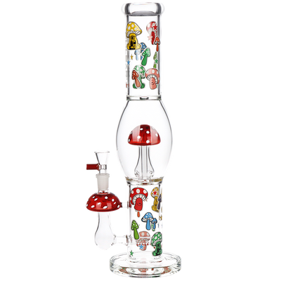 Pulsar Shroom Shenanigans Tube Bong | Side View