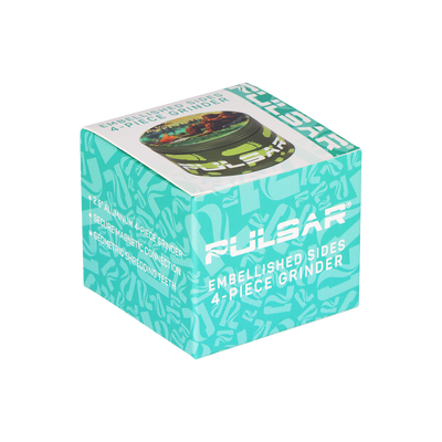 Pulsar Side Art Design Series Grinder | Bigfoot Camp | Packaging