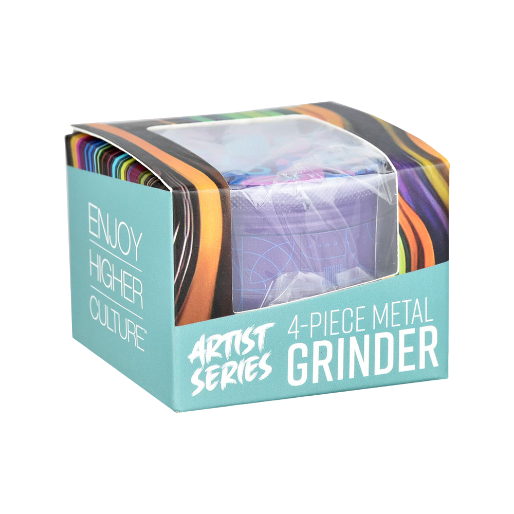 Pulsar Side Art Design Series Grinder | Candy Floss Funk | Packaging