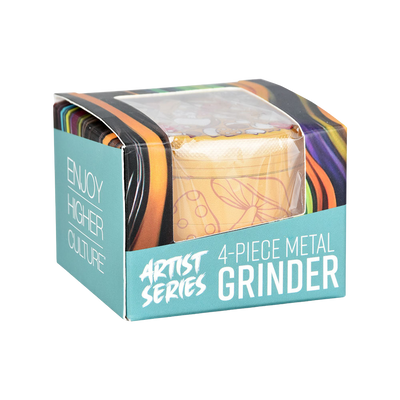 Pulsar Side Art Design Series Grinder | Mushroom Medley | Packaging