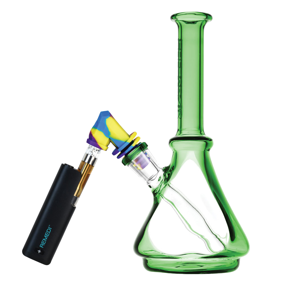 Pulsar Silicone Cart Rig Adapter | View with Water Pipe