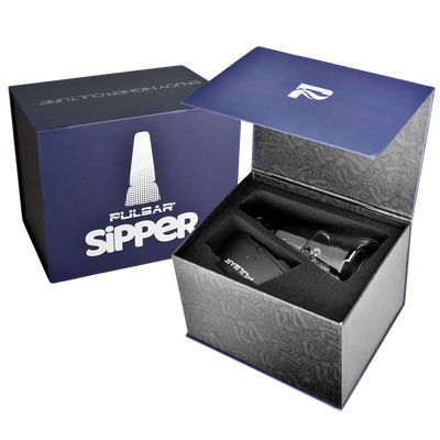 Pulsar Sipper Concentrate & 510 Cartridge Vaporizer | Bubbler Cup Edition | Packaging