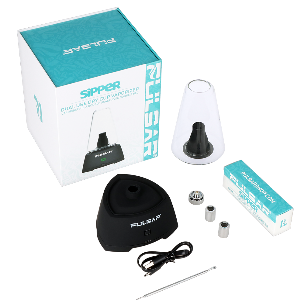 Pulsar Sipper Concentrate & 510 Cartridge Vaporizer | Dry Cup Edition | Accessories