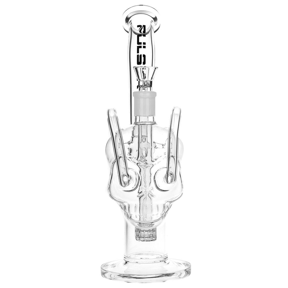 Pulsar Skull Fury Recycler Bong | Front View