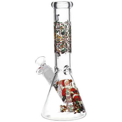Pulsar Sleepy Santa Beaker Bong | Back View