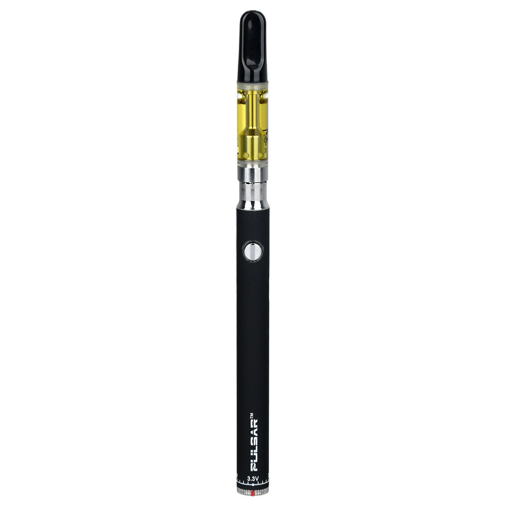 Pulsar Slim Spinner Vape Pen Battery | Cartridge View
