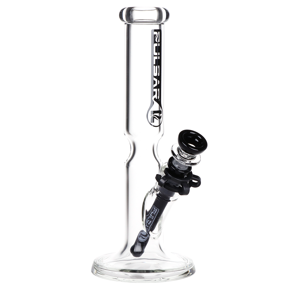 Pulsar Snatched Straight Tube Bong | Front View