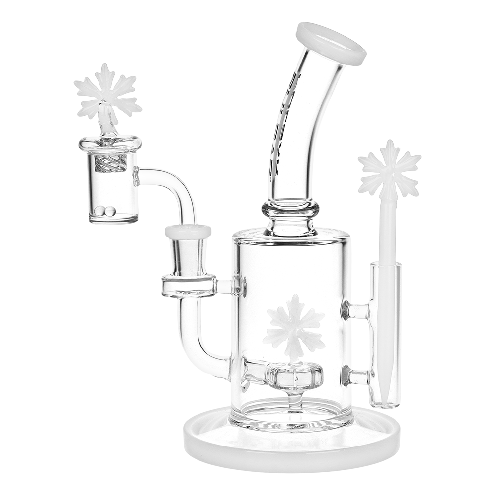 Pulsar Snowflake Dab Rig Set | Back View
