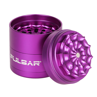 Pulsar Spider Web Mill Grinder | 5pc | Purple