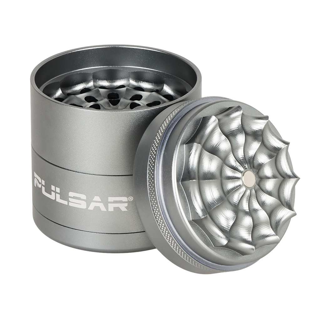 Pulsar Spider Web Mill Grinder | 5pc | Silver