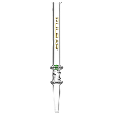 Pulsar Spin Pearl Quartz Dab Straw | Green