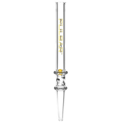 Pulsar Spin Pearl Quartz Dab Straw | Yellow