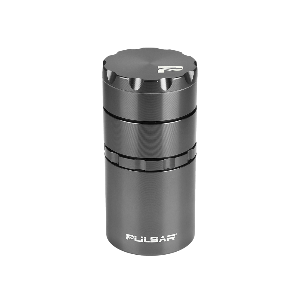 Pulsar Storage Herb Grinder | Gunmetal