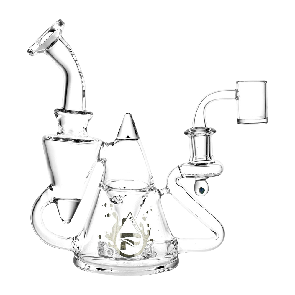 Pulsar Tea Pot Recycler Dab Rig | Side View