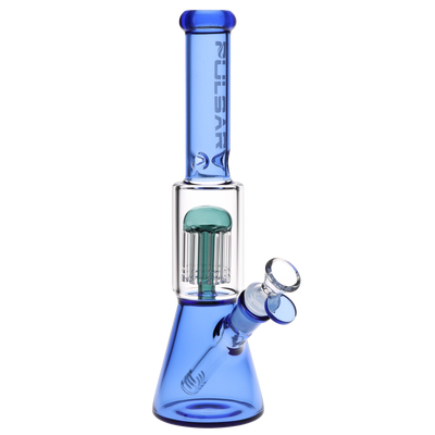 Pulsar Tree Perc Beaker Bong | Blue