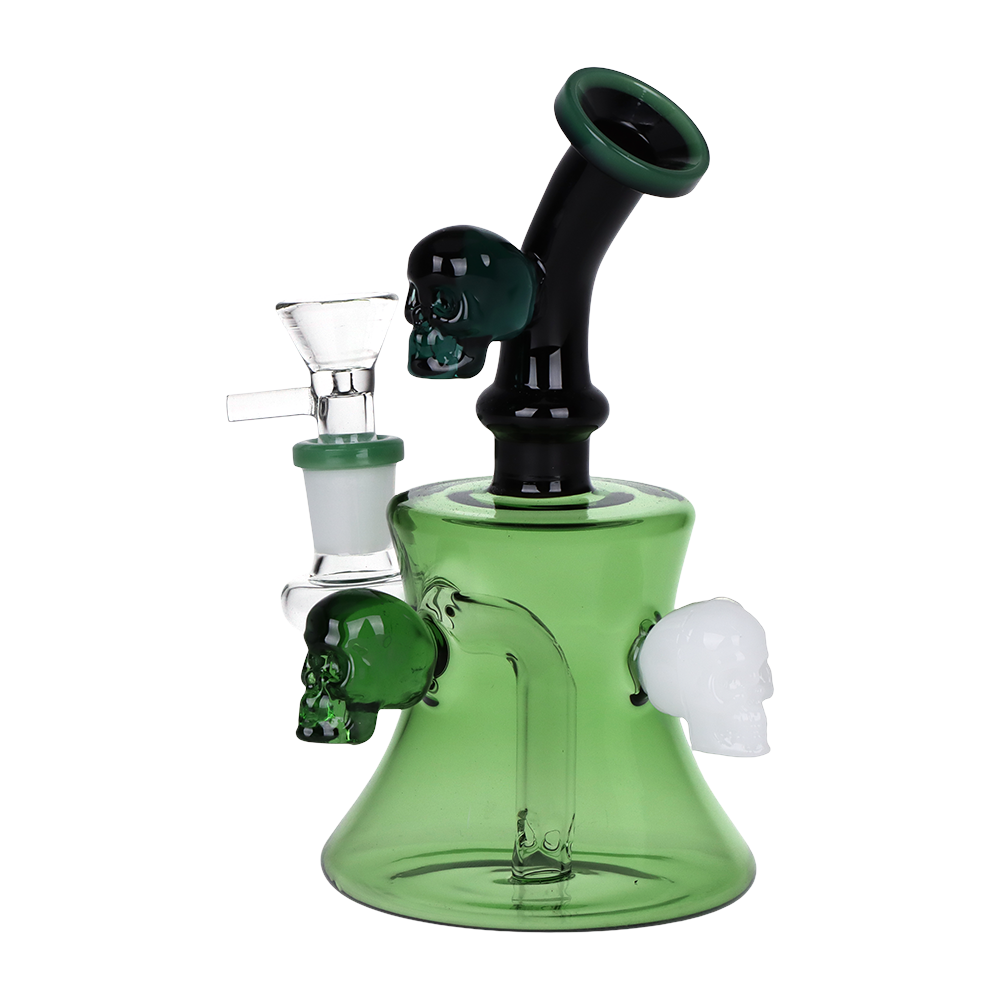 Pulsar Tri-Tone Skullz Bong | Back View