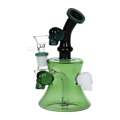Pulsar Tri-Tone Skullz Bong | Back View