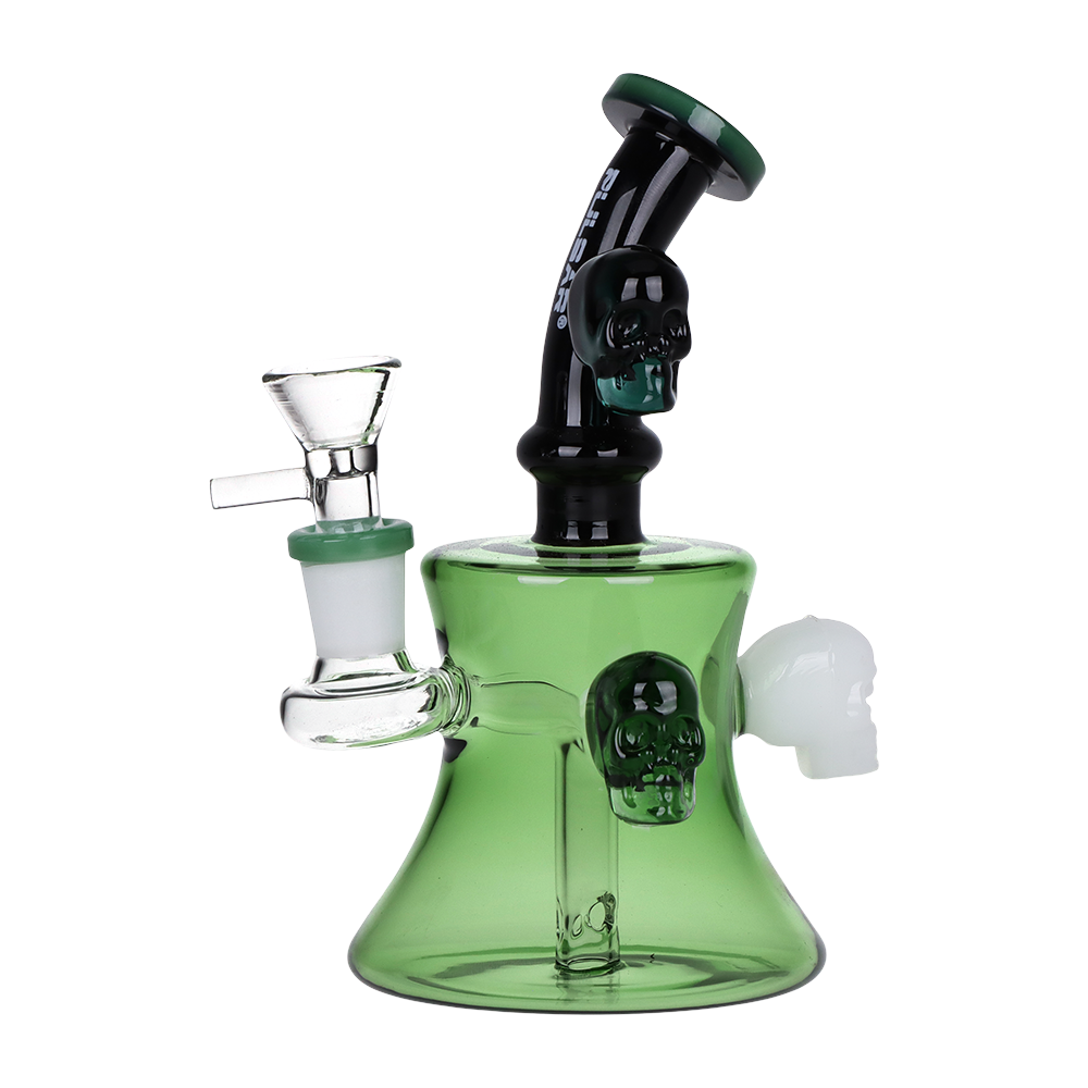 Pulsar Tri-Tone Skullz Bong | Side View