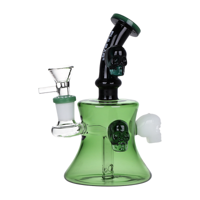 Pulsar Tri-Tone Skullz Bong | Side View