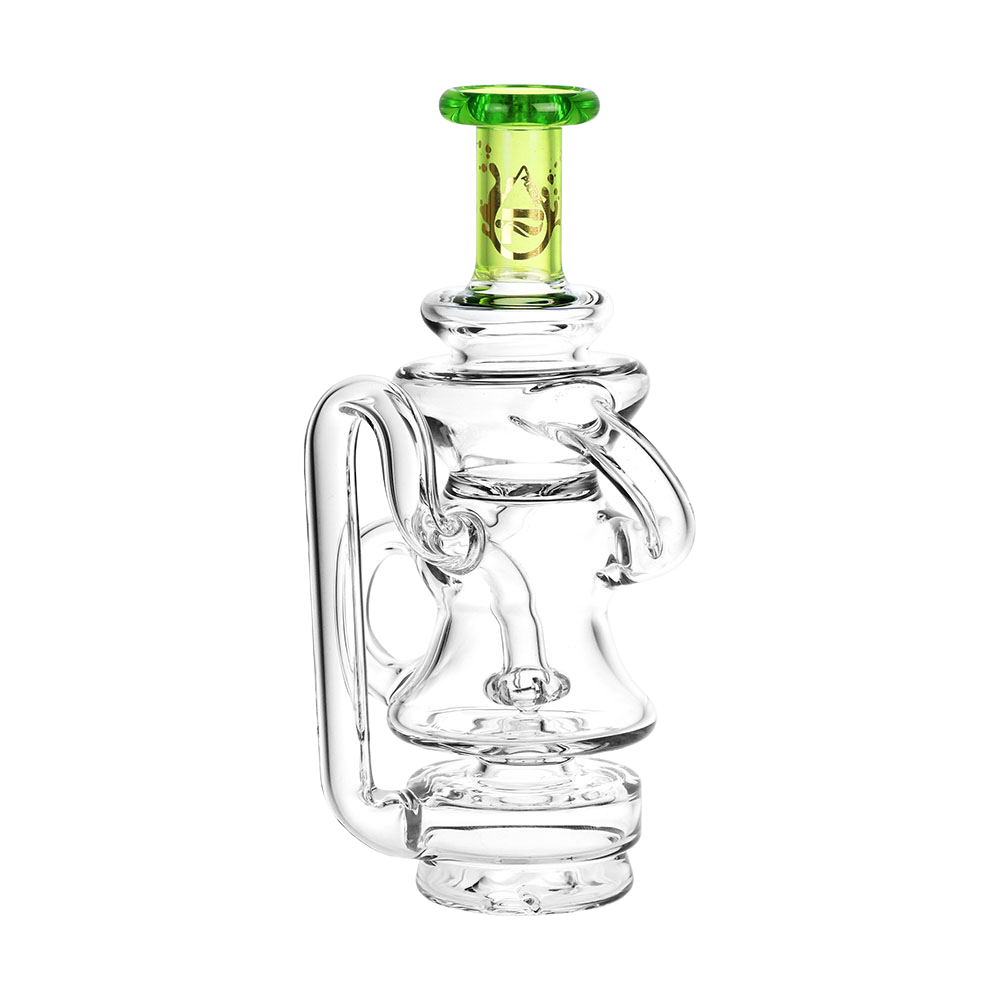 Pulsar Triple Tube Recycler Rig for Puffco Peak Series | Green