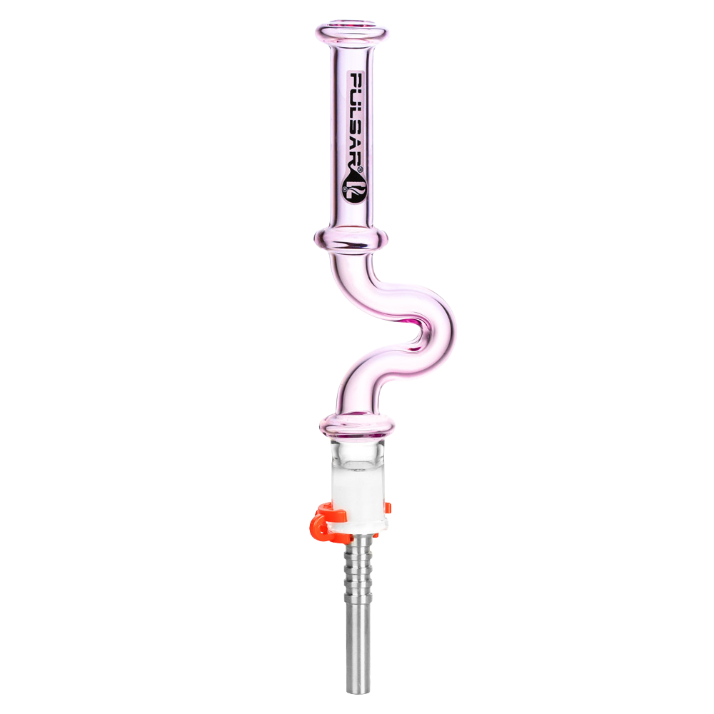 Pulsar U-Bend Dab Straw | Pink