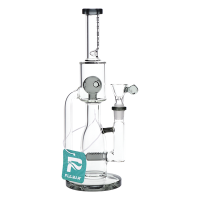 Pulsar Ultra Mod Recycler Bong | Side View with Tag