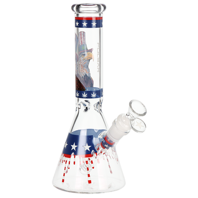Pulsar Uncle Eagle Sam Beaker Bong | Front View