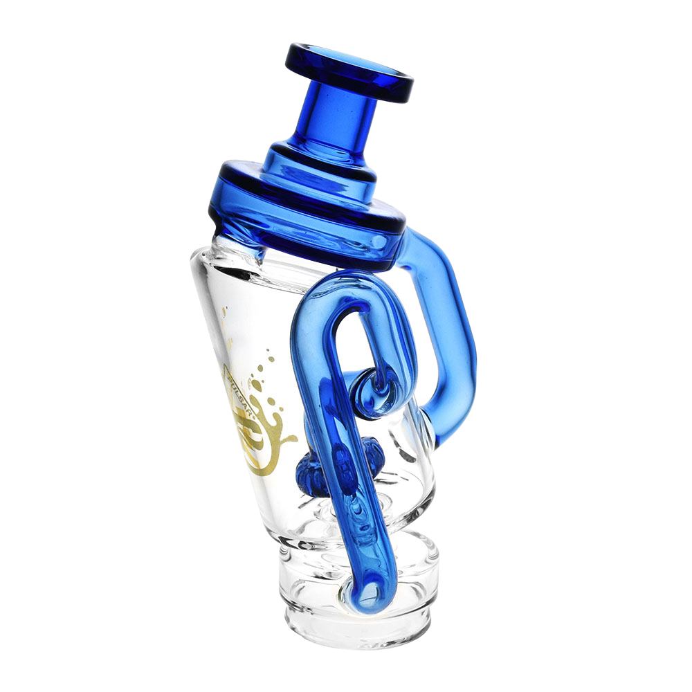 Pulsar Upright Recycler Rig for Puffco Peak Series | Blue