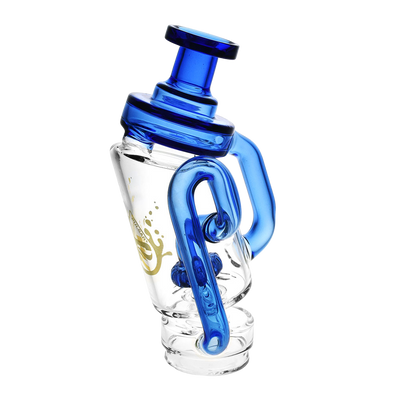 Pulsar Upright Recycler Rig for Puffco Peak Series | Blue