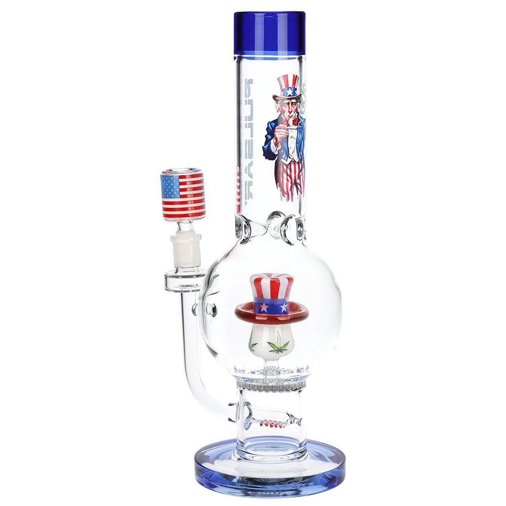 Pulsar USA Top Hat Bubble Bong | Back View