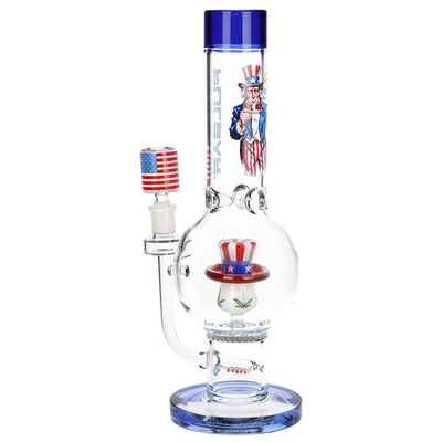 Pulsar USA Top Hat Bubble Bong | Back View