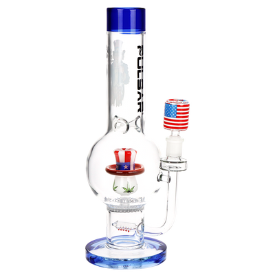 Pulsar USA Top Hat Bubble Bong | Front View