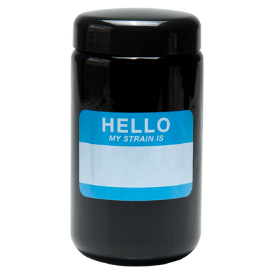 Pulsar Write & Erase UV Screw Top Jar | Hello My Strain Is | Extra Large Size