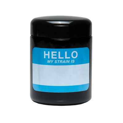 Pulsar Write & Erase UV Screw Top Jar | Hello My Strain Is | Large Size