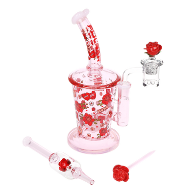 Pulsar Valentine's Rose Dab Rig Set | Group