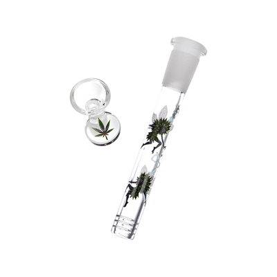 Pulsar Weed Imps Beaker Bong | Matching Downstem & Herb Slide