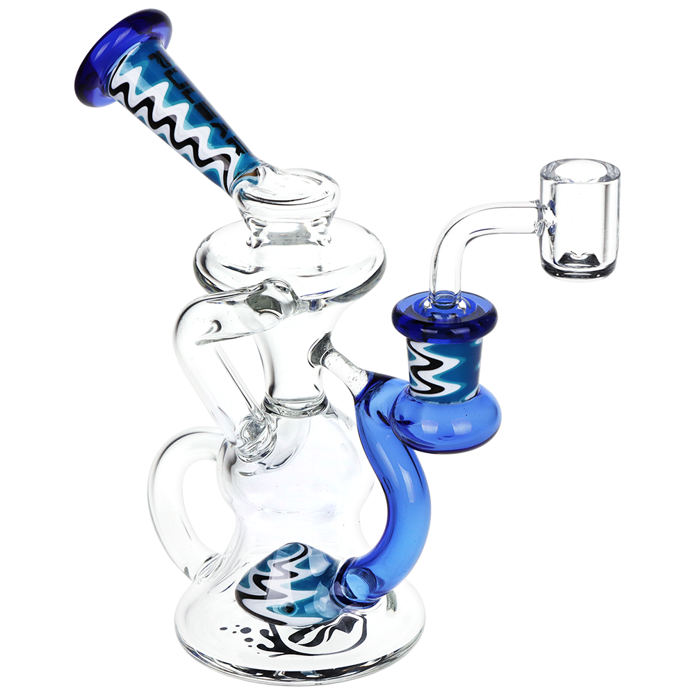 Pulsar Wig Wag Recycler Dab Rig Set | Mini Rig Front View
